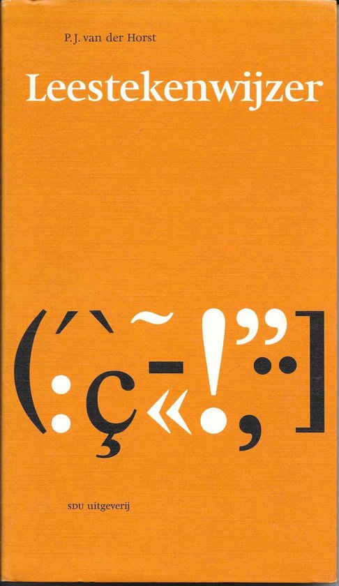 Leestekenwijzer - Peter van der Horst