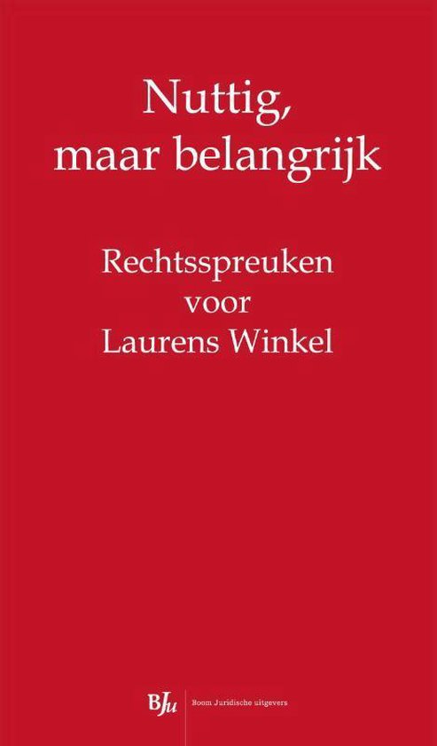 Nuttig, maar belangrijk