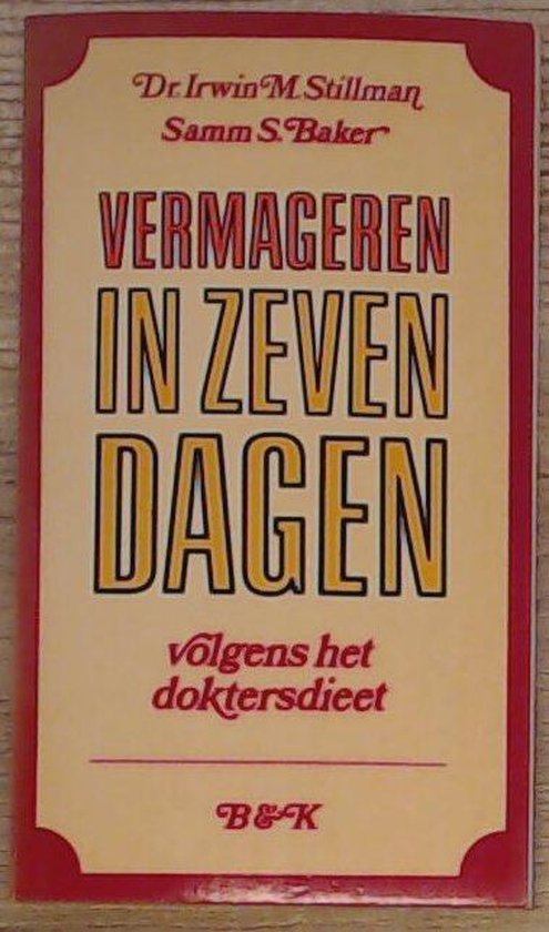 Vermageren in zeven dagen - Irwin M. Stillman