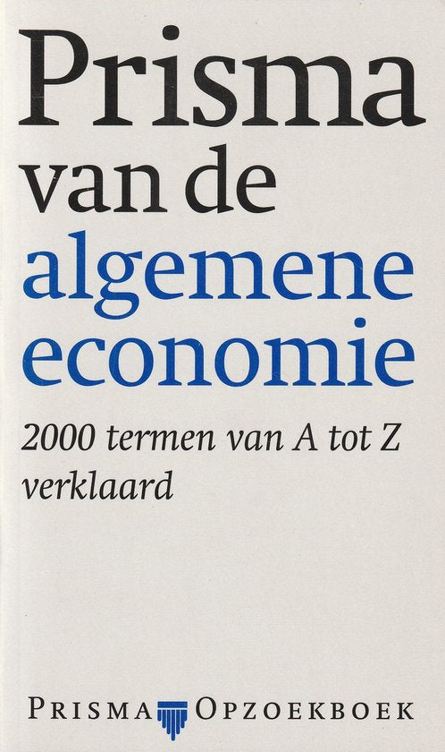 Prisma van de algemene economie - Broekman