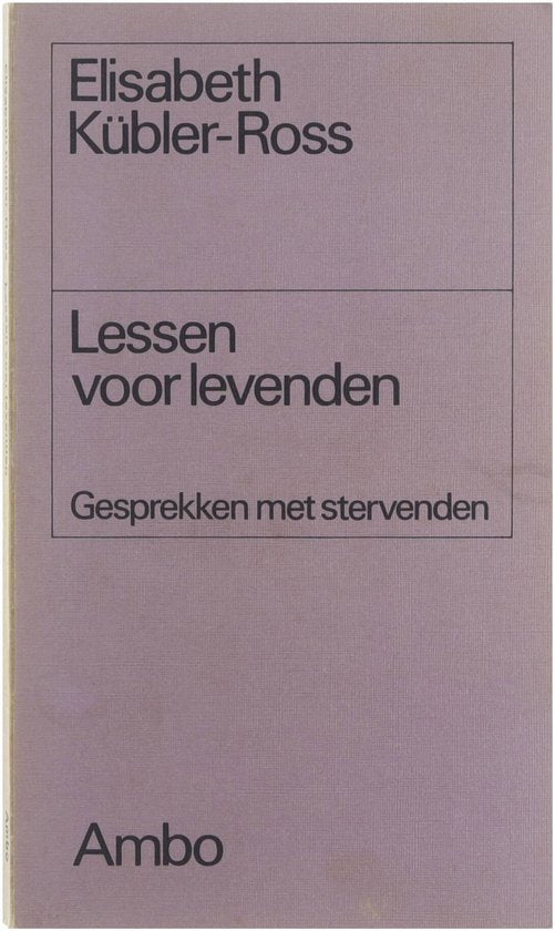 Lessen voor levenden paperback - Elisabeth Kübler - Ross