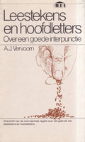 Leestekens en hoofdletters - A. J. Vervoorn