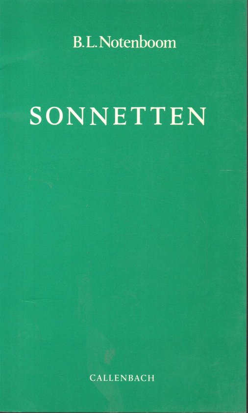 Sonnetten - Noteboom