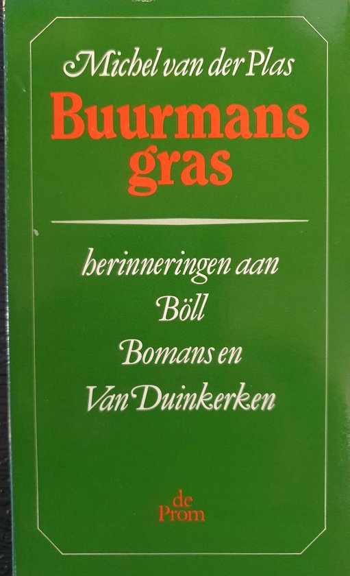 Buurmans gras - Plas