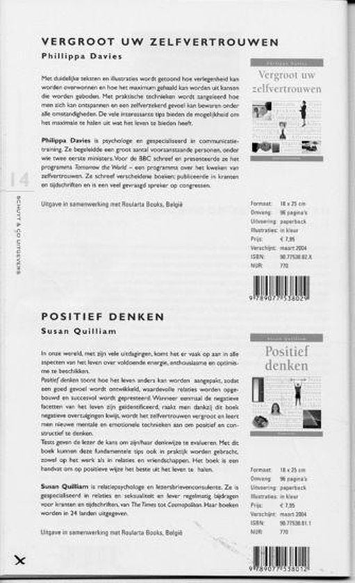 Vergroot uw zelfvertrouwen - Philippa Davies