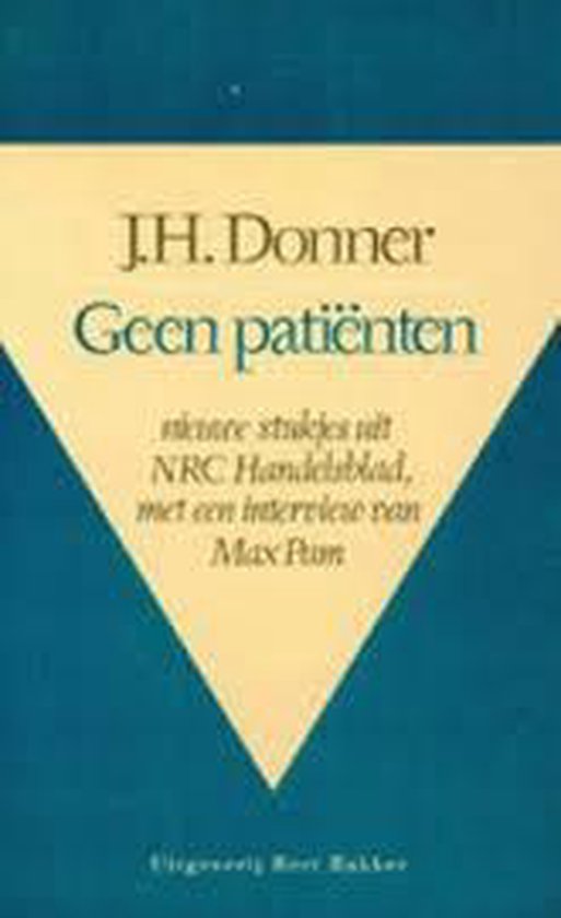 Geen patienten - Donner, Max Pam