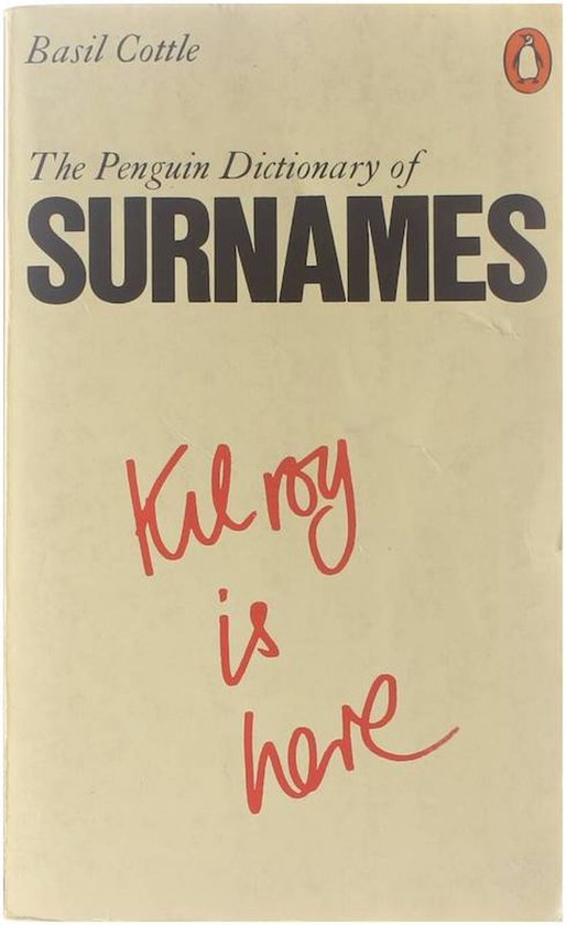 Penguin Dictionary of Surnames - Basil Cottle