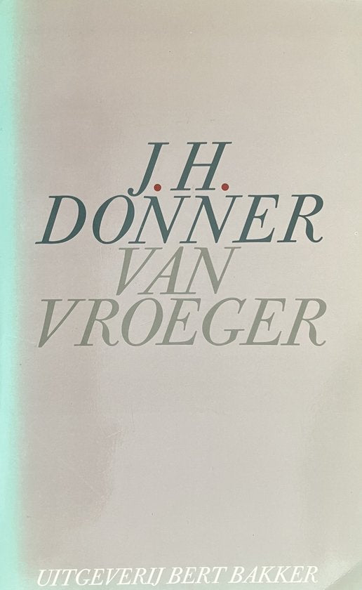 Van vroeger *** - Donner