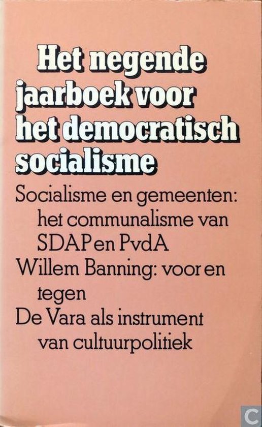 Negende jaarboek democr,socialisme - Zz Arbeiderspers
