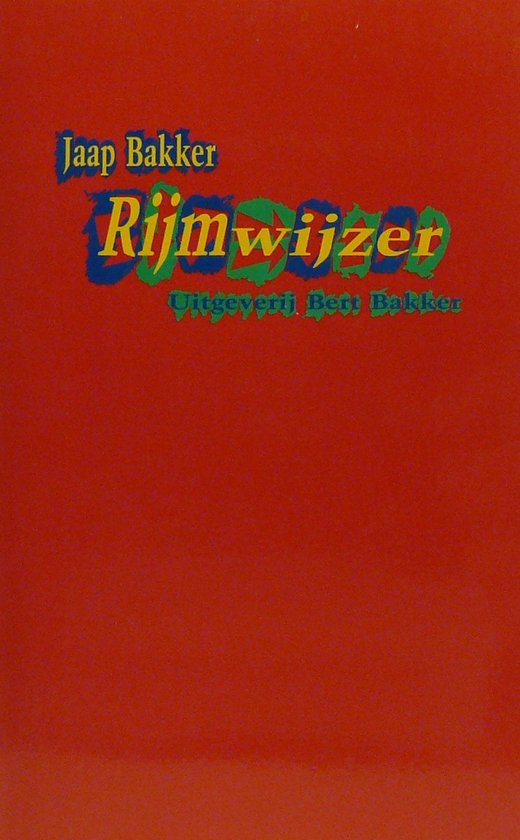 Rijmwijzer - Jaap Bakker