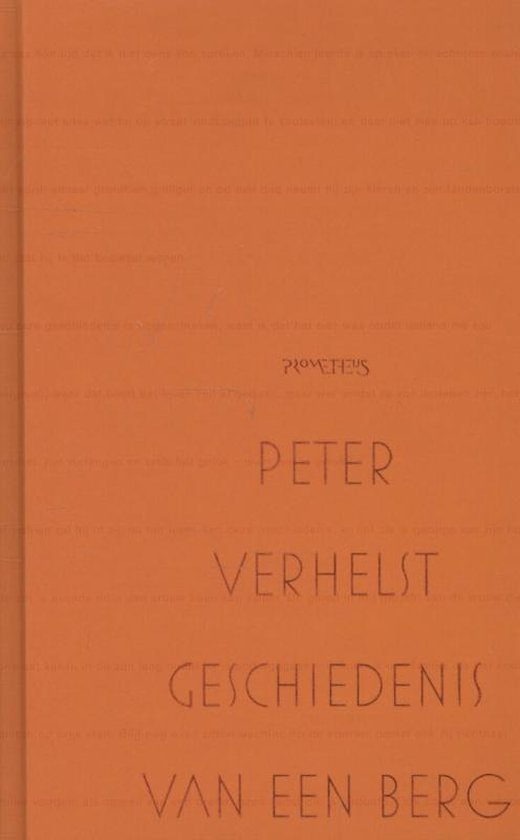 Geschiedenis van een berg - Peter Verhelst