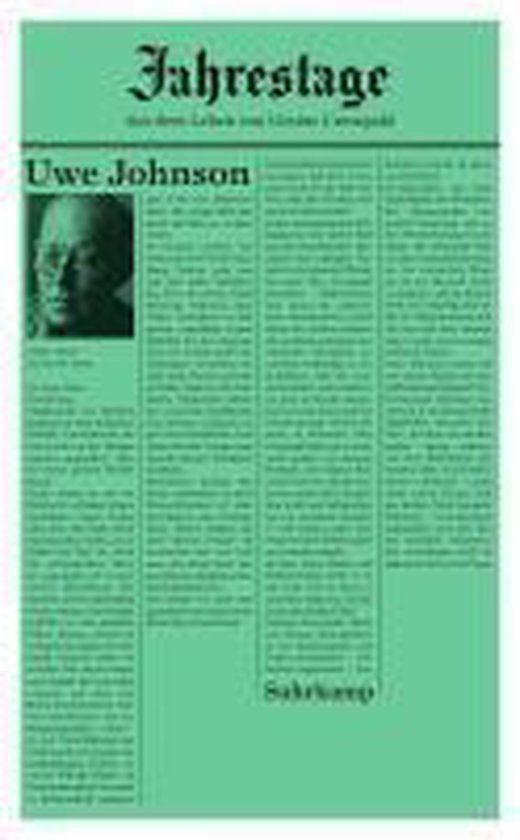 Jahrestage 4 - Uwe Johnson