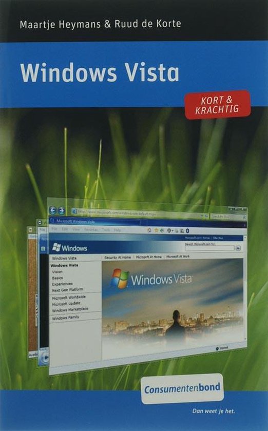 Windows Vista Kort En Krachtig - M. Heymans, R. de Korte