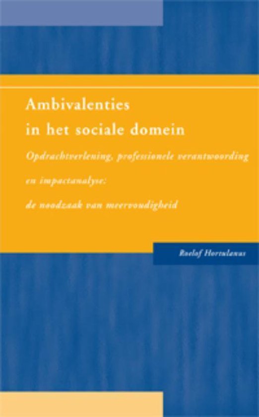 Ambivalenties in het sociale domein - Roelof Hortulanus