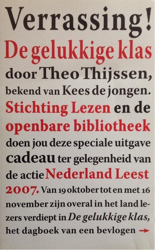 Schooleditie De gelukkige klas - Th. Thijssen