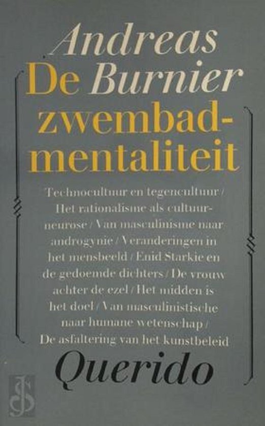 De Zwembadmentaliteit - Andreas De Burnier