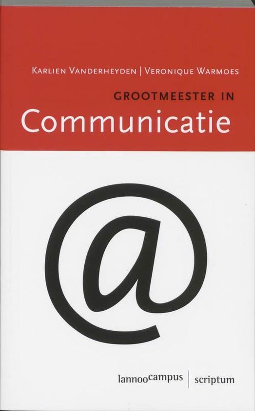 Grootmeester in communicatie - K. Vanderheyden, V. Warmoes