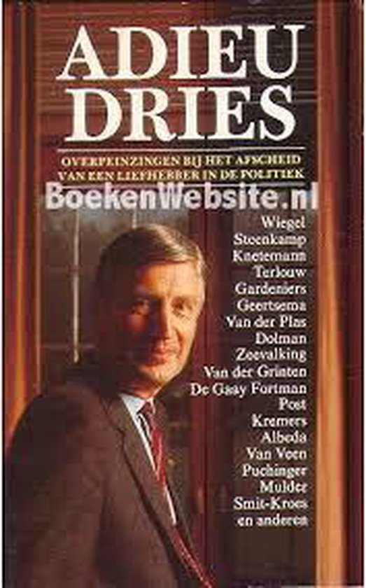Adieu dries - Hans Wiegel