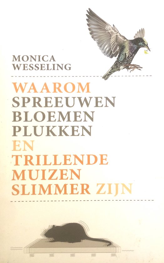 Waarom spreeuwen bloemen plukken en trillende muizen slimmer zijn. - Monica Wesseling