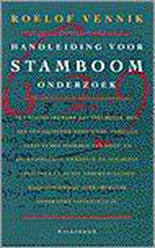 HANDLEIDING VOOR STAMBOOMONDERZOEK - Roelof Vennik