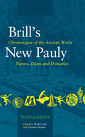 Chronologies of the Ancient World: Names, Dates and Dynasties - Walter Eder, Johannes Renger