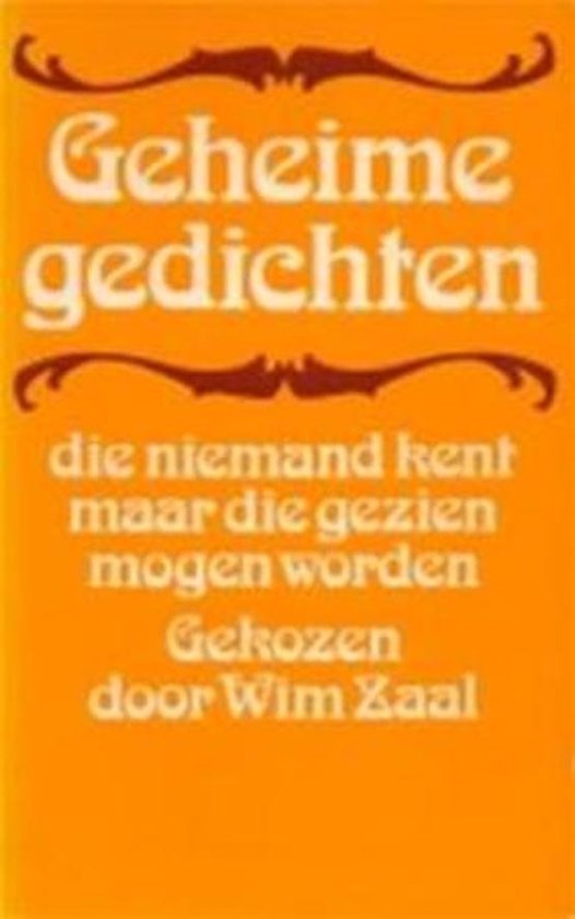Geheime gedichten - Zaal