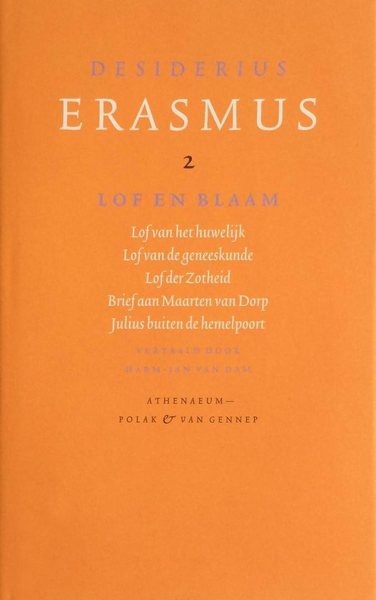 Lof En Blaam - Desiderius Erasmus