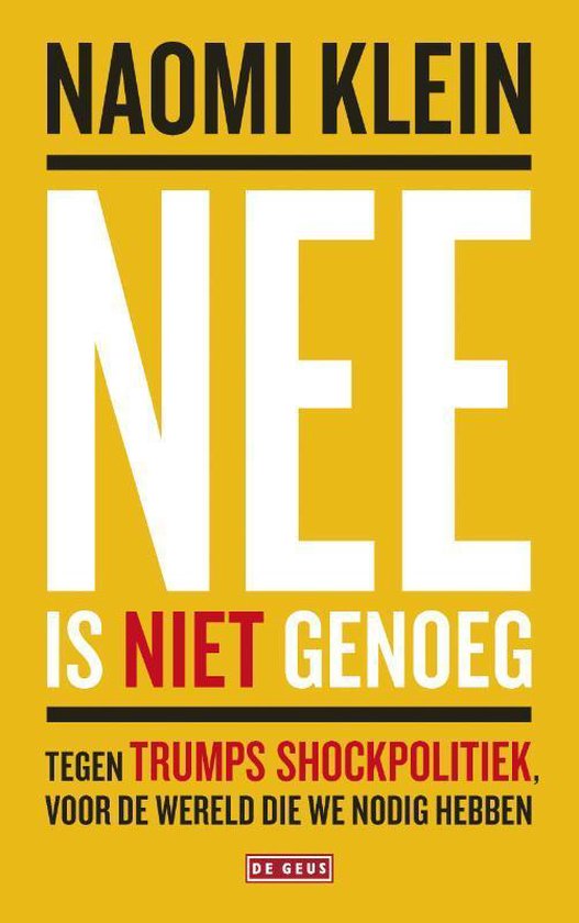 Nee is niet genoeg - Naomi Klein