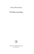 De Boerenoorlog - Martin Bossenbroek, Onbekend