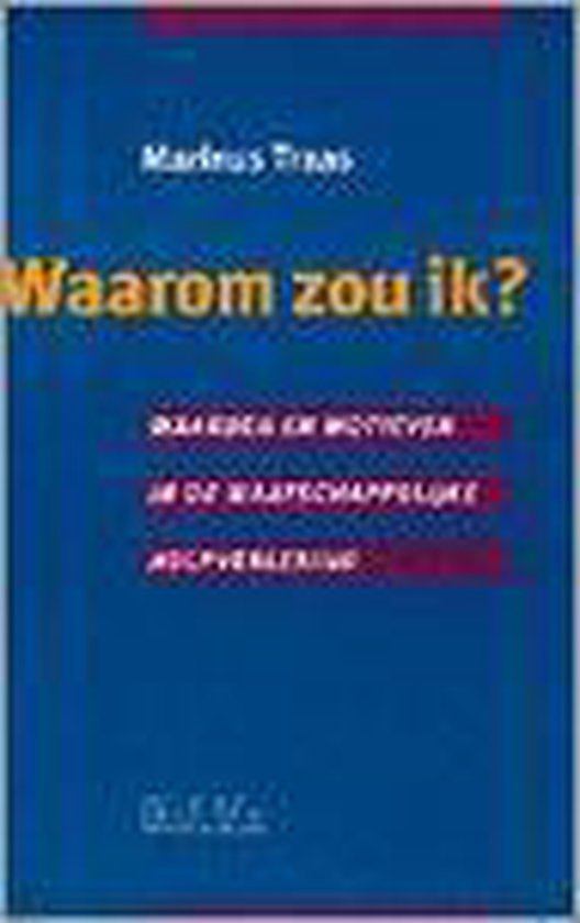 Waarom zou ik dr 1 - M. Traas