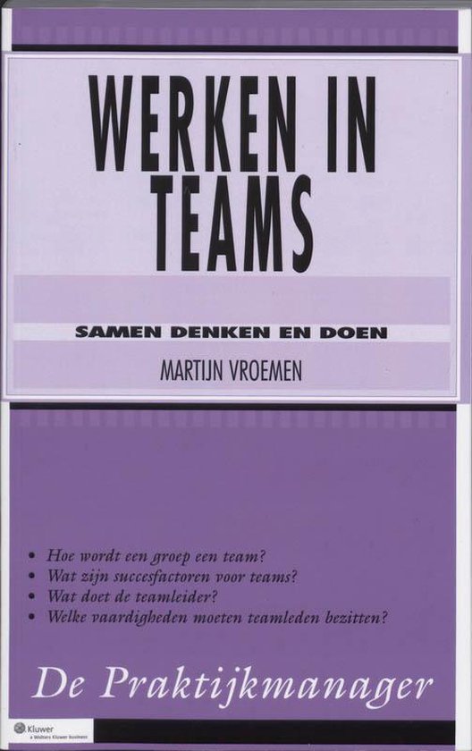 Werken In Teams 1E Dr - Martijn W. Vroemen