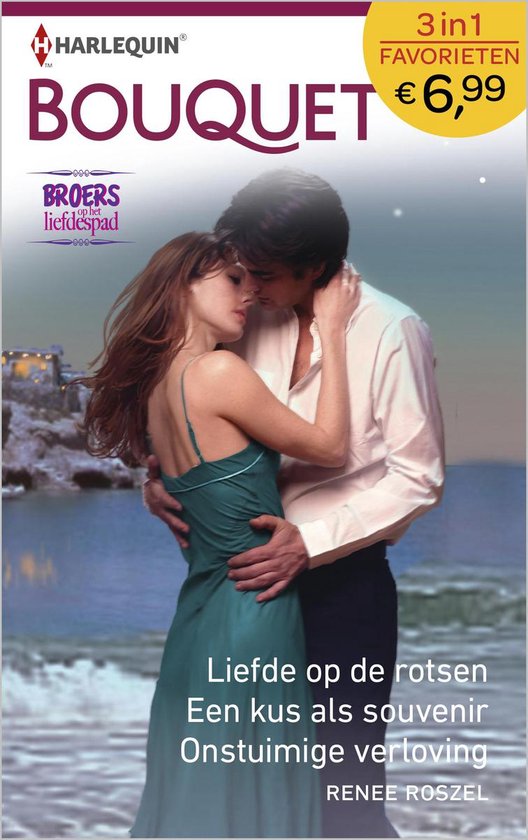 Liefde op de rotsen ; Een kus als souvenir ; Onstuimige verloving - Renee Roszel