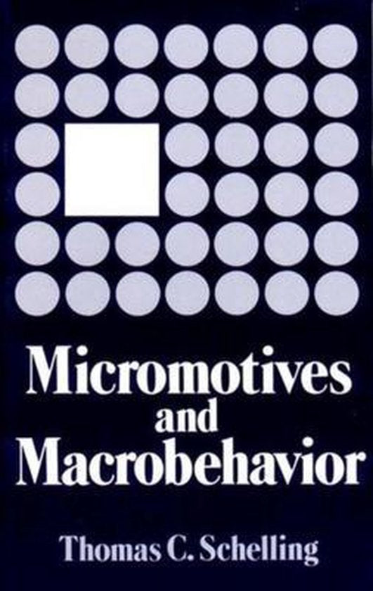 Micromotives and Macrobehavior - Thomas Schelling