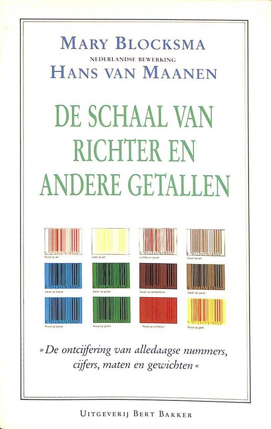 De schaal van Richter en andere getallen - BLOCKSMA, Hans van Maanen