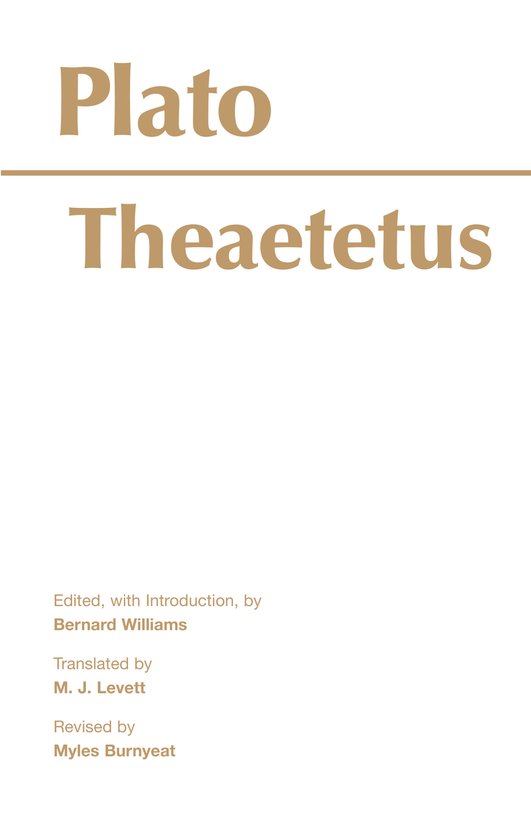 Theaetetus - Myles Burnyeat, Lewis Campbell