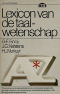 Lexicon van de taalwetenschappen - G.E. Booij, J.G. Kerstens