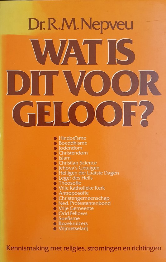 Wat is dit voor geloof - R.M. Nepveu