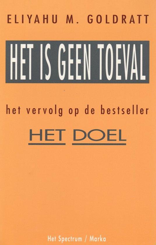HET IS GEEN TOEVAL - Goldratt 1 LTD