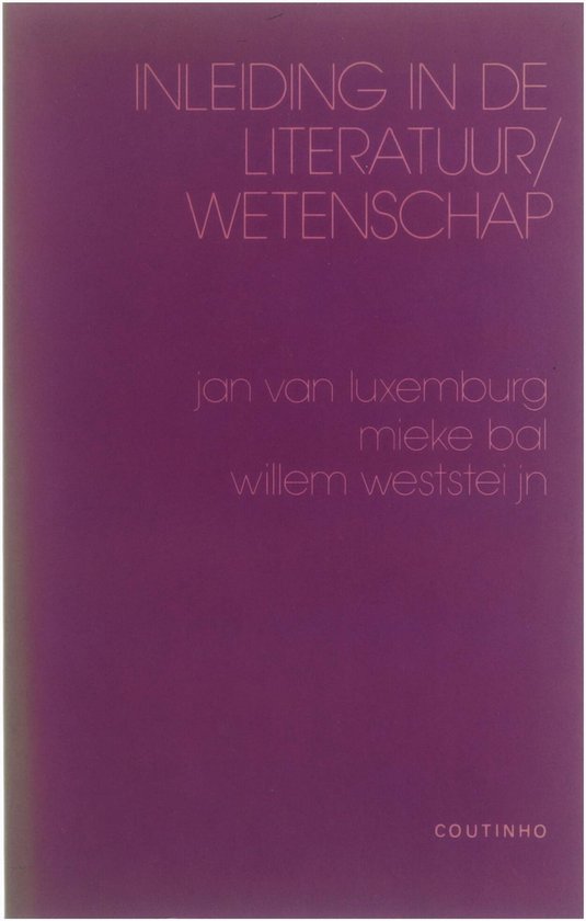 Inleiding in de literatuurwetenschap - Jan van Luxemburg