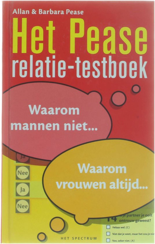 Pease Relatie Testboek - A. Pease, B. Pease