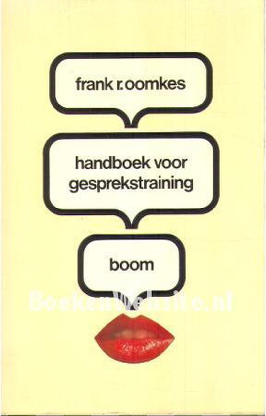 Handboek voor gesprekstraining - Oomkes