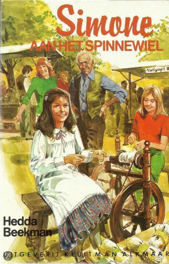 Simone aan het spinnewiel - Hedda Beekman