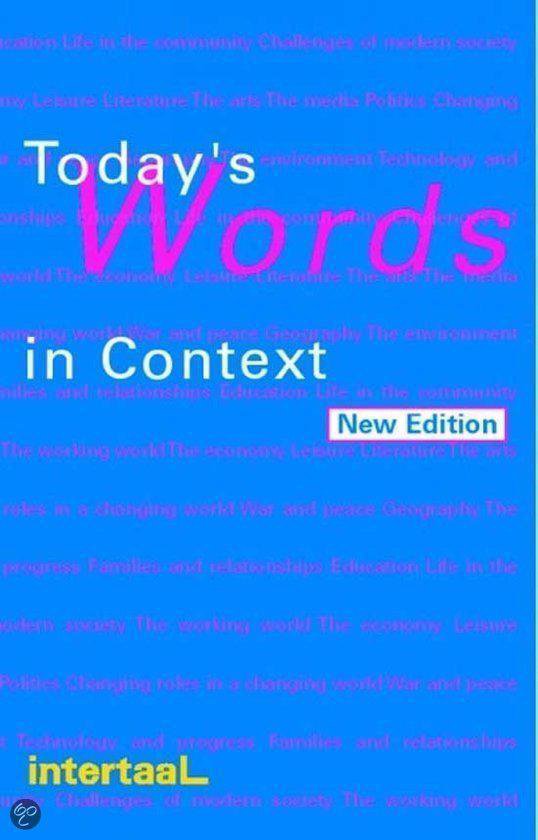 Today's Words in Context - New Edition - Carleton - Gertsch, L.