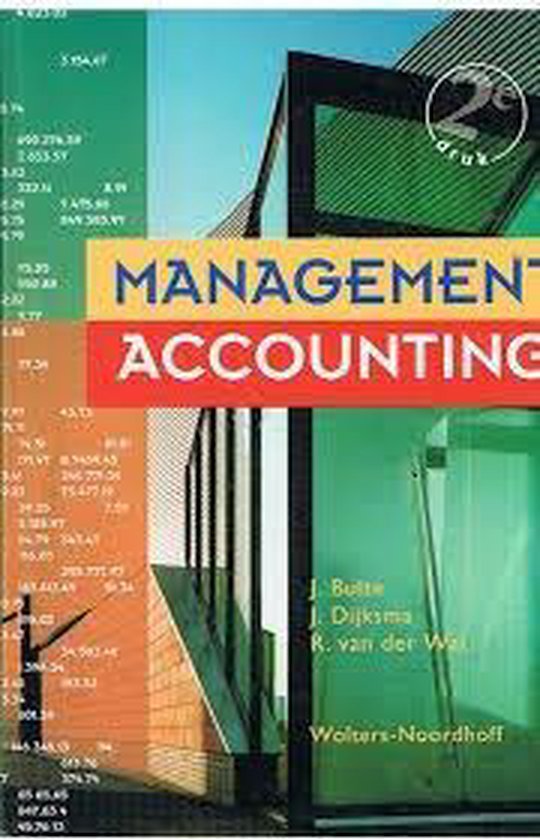 Management accounting - Dyksma, J. Bulte