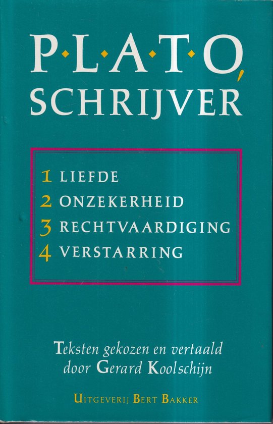 Plato, schrijver - Koolschyn, Gerard Koolschijn