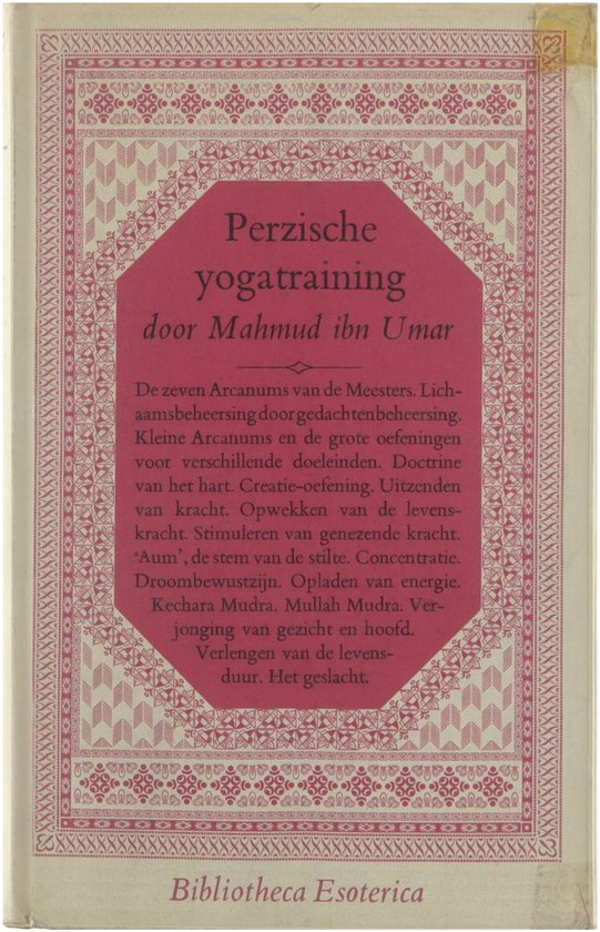 Perzische yogatraining - Mahmud Ibn Umar, Eerenbeemt Noud van den