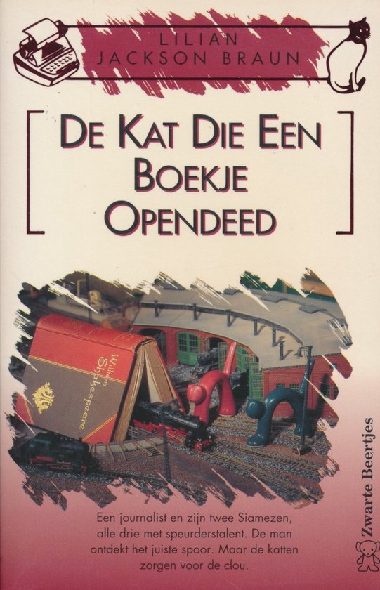 Kat die een boekje opendeed - Braun