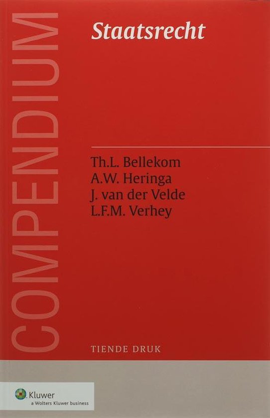 Compendium van het staatsrecht - Th.L. Bellekom