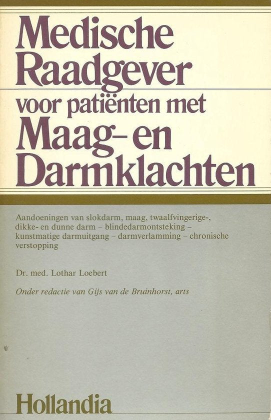 Medische raadgever pat. maag darmkl. - Loebert