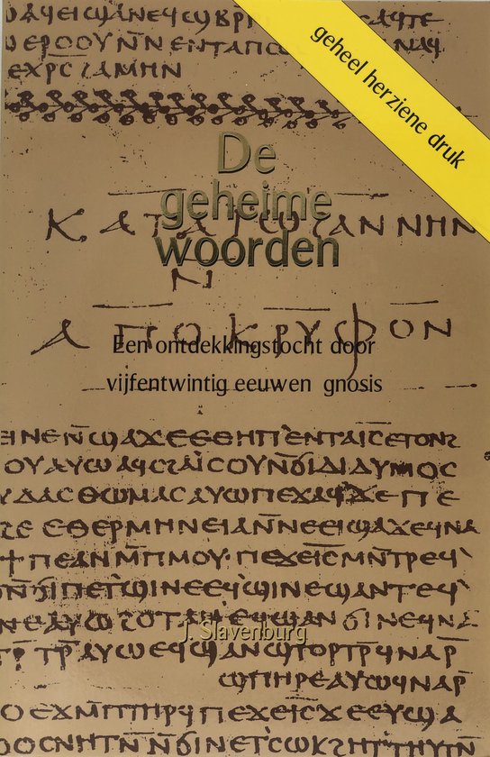 De Geheime Woorden - Jacob Slavenburg